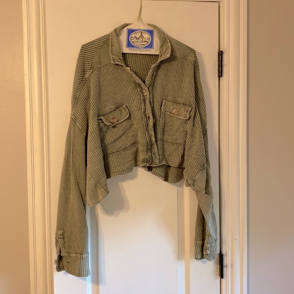 Free People One Scout Cropped Jacket